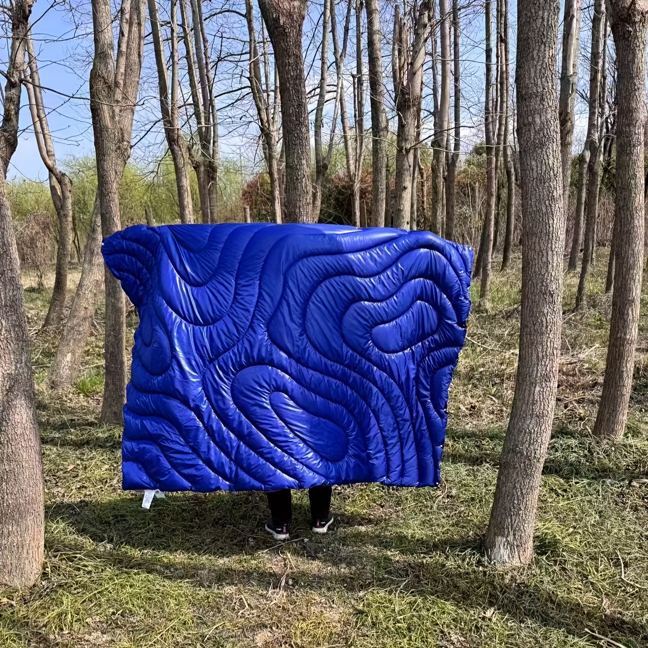 Rainbow Wearable Camping Blanket