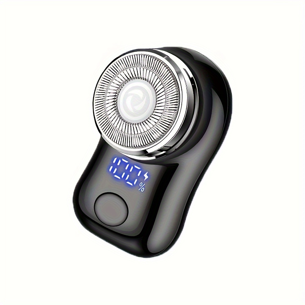 Image of Mini Portable Electric Shaver, Electric Beard Shaver For Men, Razor For Men, Mini Shaver, Portable Shaver, Usb Rechargeable Shaver For Home, Office, Car, Business Travel, Father's Day Gift.
