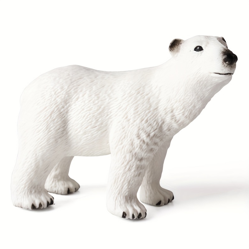 Animal Model Bear Polar Bear Small Set Microlandscape Dolls Toys