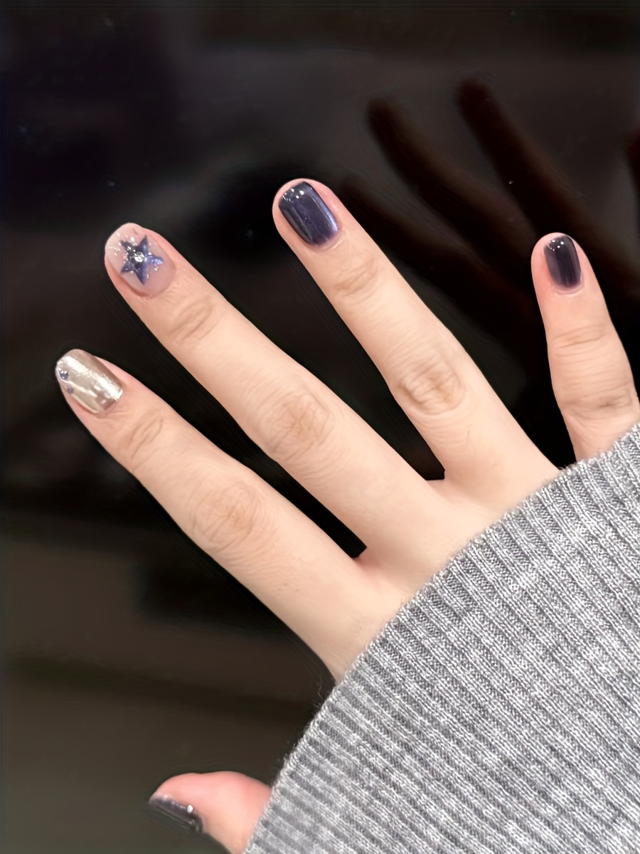 purple dress nails Purple Wedding Nails: Top Ideas For 2024