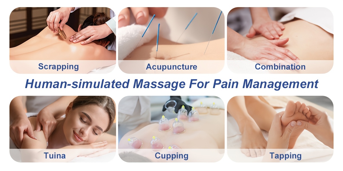 tens + ems 双通道肌肉舒缓脉冲按摩器，带 8 个电极，适用于肩部、肩背部疼痛、膝盖肌肉舒缓、损伤恢复，便携式设计，是送给家人和朋友的完美礼物！ 商品详情 4