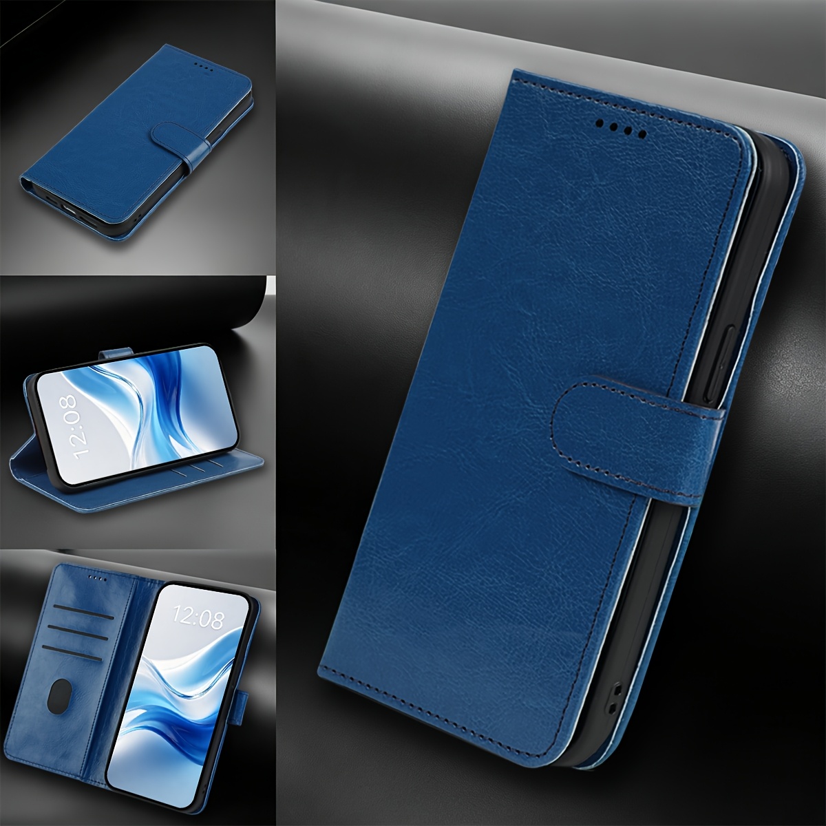 TEMU Phone Case: Suitable For Galaxy A17/a16/a15/a14/a13 5g/a35 5g/a26/a24 4g/a21s Series Flip Cover Wallet Case, Protecting , , Designed With 3 Card