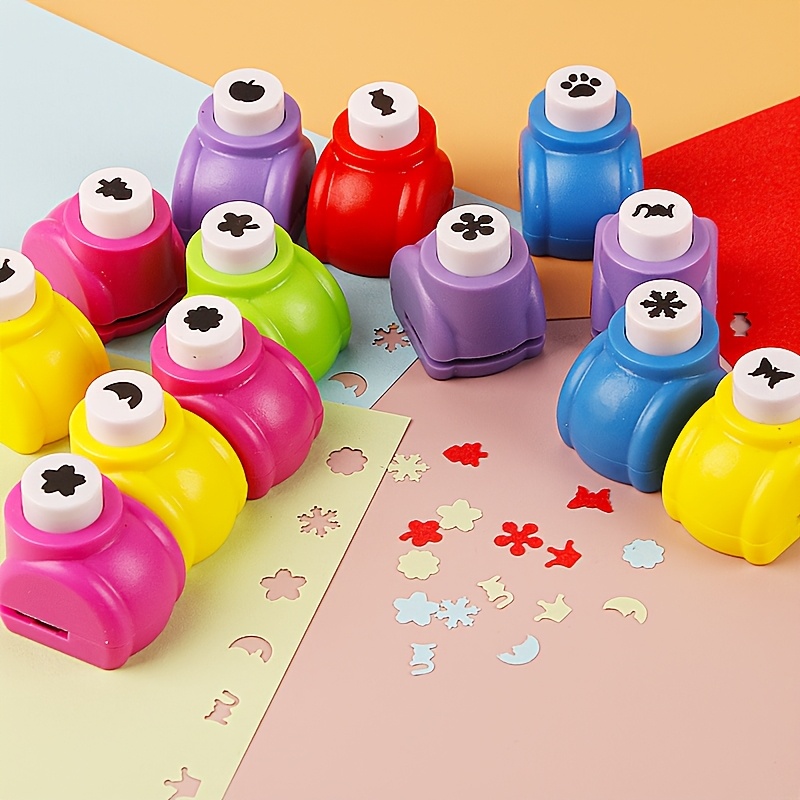 

Mini Ensemble de Gaufrage & Poinçonnage - Couleurs Mélangées, Outils d'Artisanat Portables pour Scrapbooking DIY, Cartes de Vœux & Décoration de Journal
