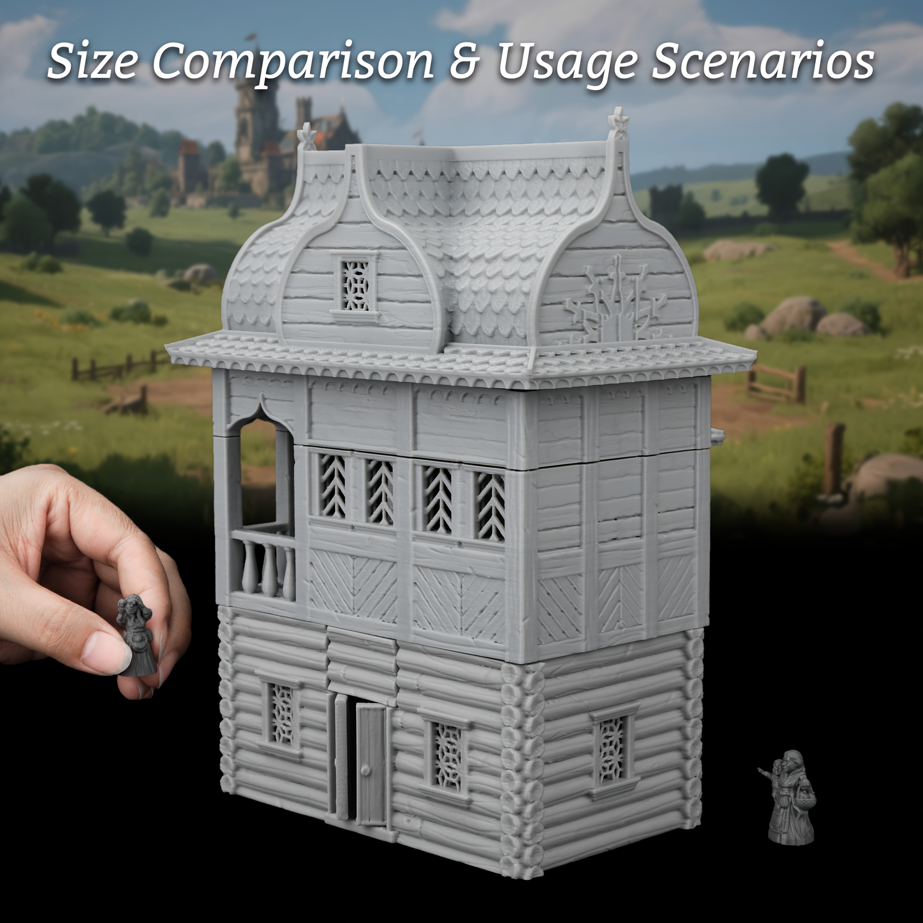 Gorgeous Building Terrain Model for RPGs