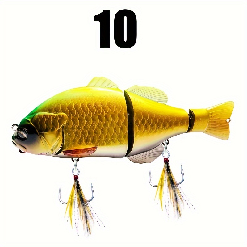 Floating Swimbait Soft Tail Artificial Hard Bait Jointed - Temu