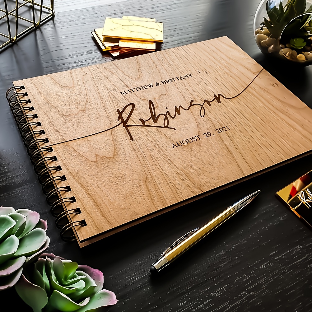 slika predmeta alternativa poročni gostovski knjigi - lesena gostiška knjižica, rustikalno personalizirano foto  ,   poročenja za gorčeve knihice