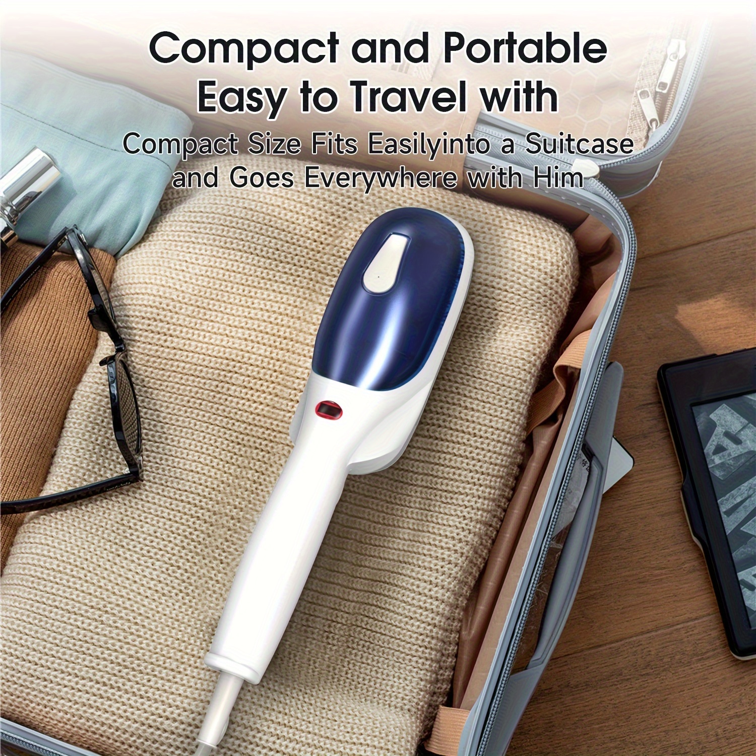  handheld steam iron for clothes 25 second up portable steam for home office and travel 110v 130v power supply us plug details 3