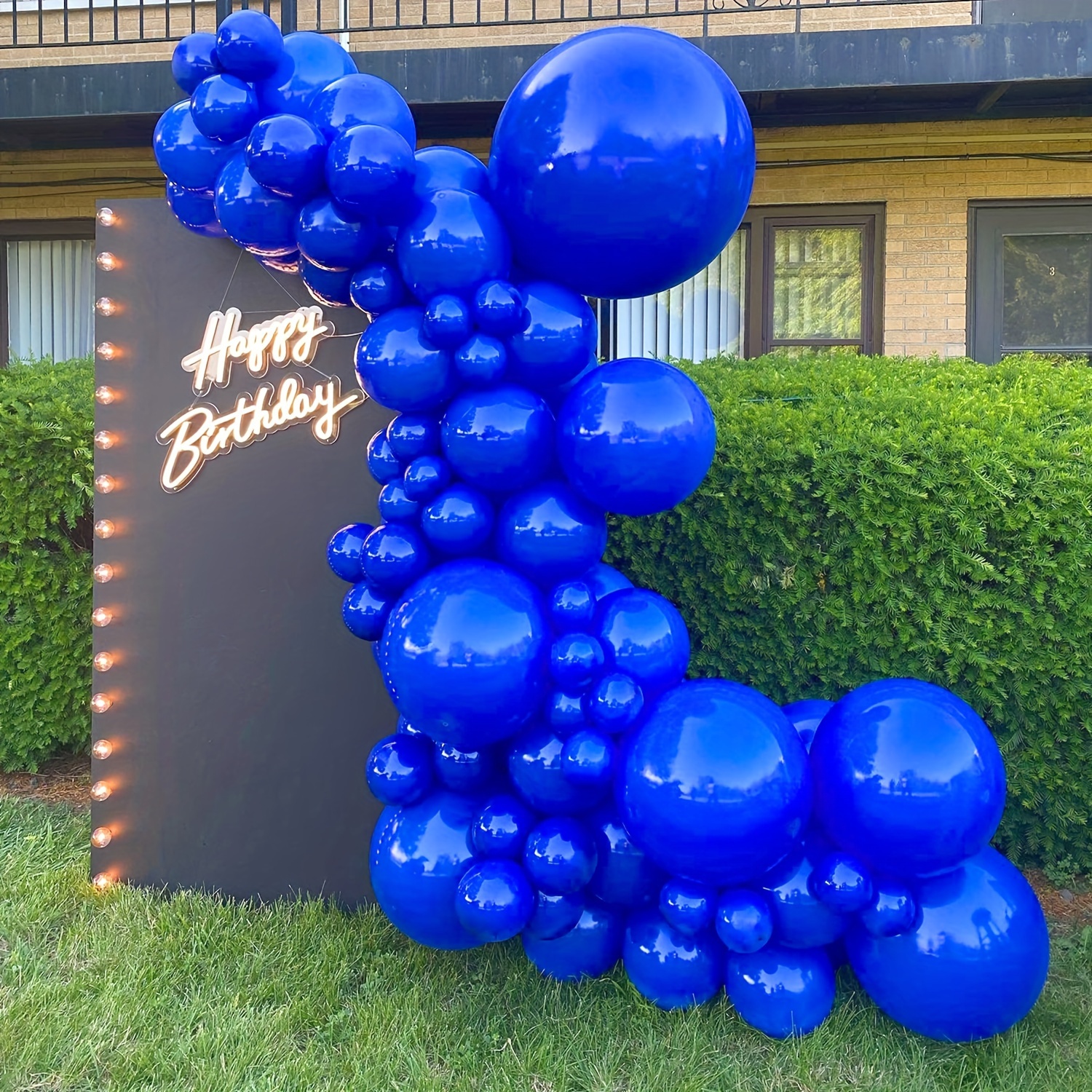 Royal Blue Balloons Royal Blue Latex Party Balloons Helium - Temu