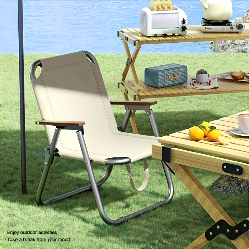 multifunktionaler tragbarer faltbarer outdoor-stuhl, strandstuhl, angelstuhl, oxford-gewebematerial, aluminiumlegierungsrahmen, 300 lbs tragkraft, für alle    , ideal für outdoor-camping, angeln, reisen camping-partys
