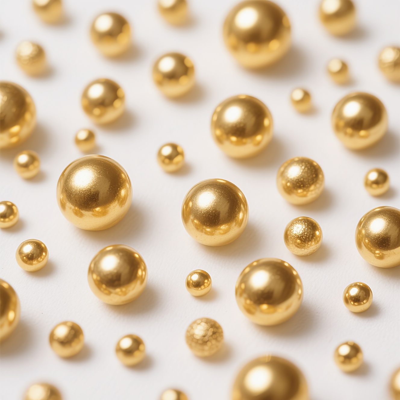 TEMU 1405pcs Perles Flottantes Dorées, Garniture de Vase, Perles Flottantes pour Centres de Table, Vases, Garnitures de Vase pour Centres de Table,