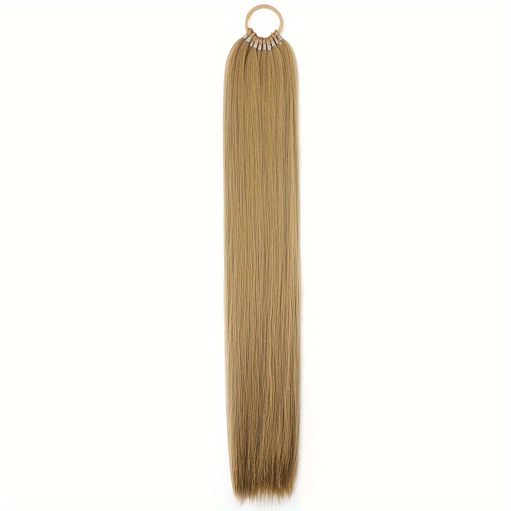       inch synthetic ponytail extension with hair tie for   for daily party and festive occasions details 5