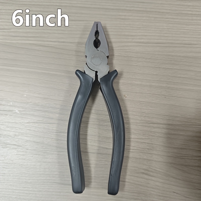 TEMU Yuefeibao Multifunctional Wire Pliers, Made Of Premium 45# Carbon Steel Full , Quality. Jaws 3-in-1 Design Flat Mouth Universal Clamping And