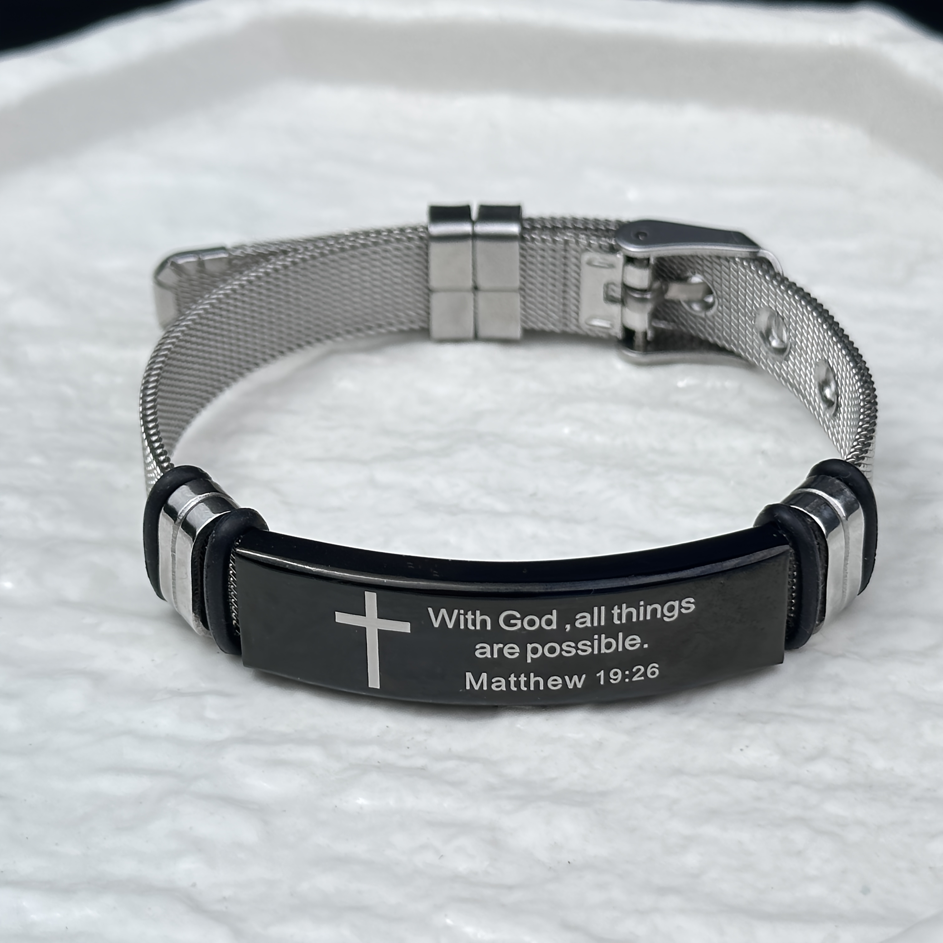 Stainless Steel Adjustable Bracelet for Men and Women