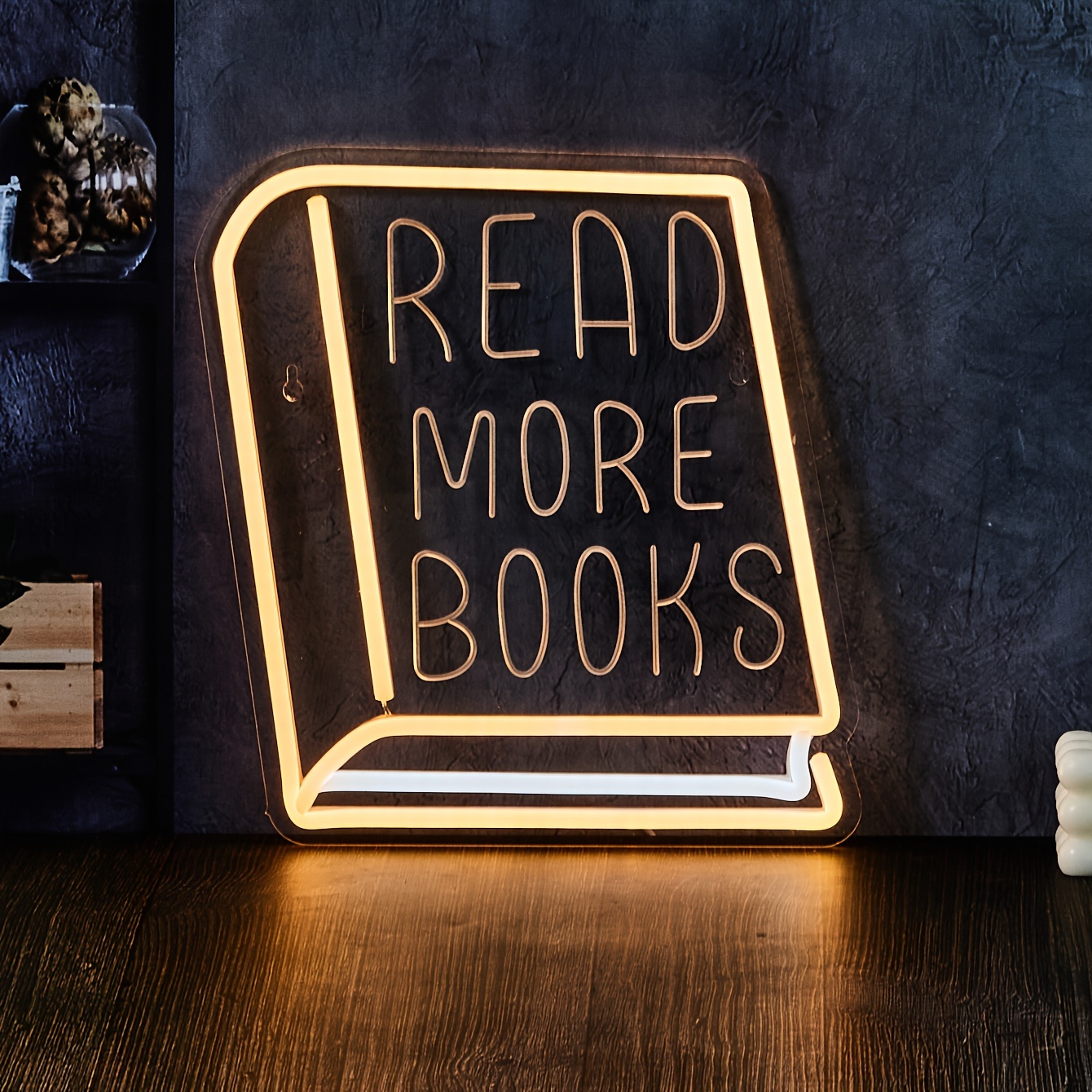 

Books" Usb-powered Neon Sign - Bookstores, Reading Rooms & Study Spaces