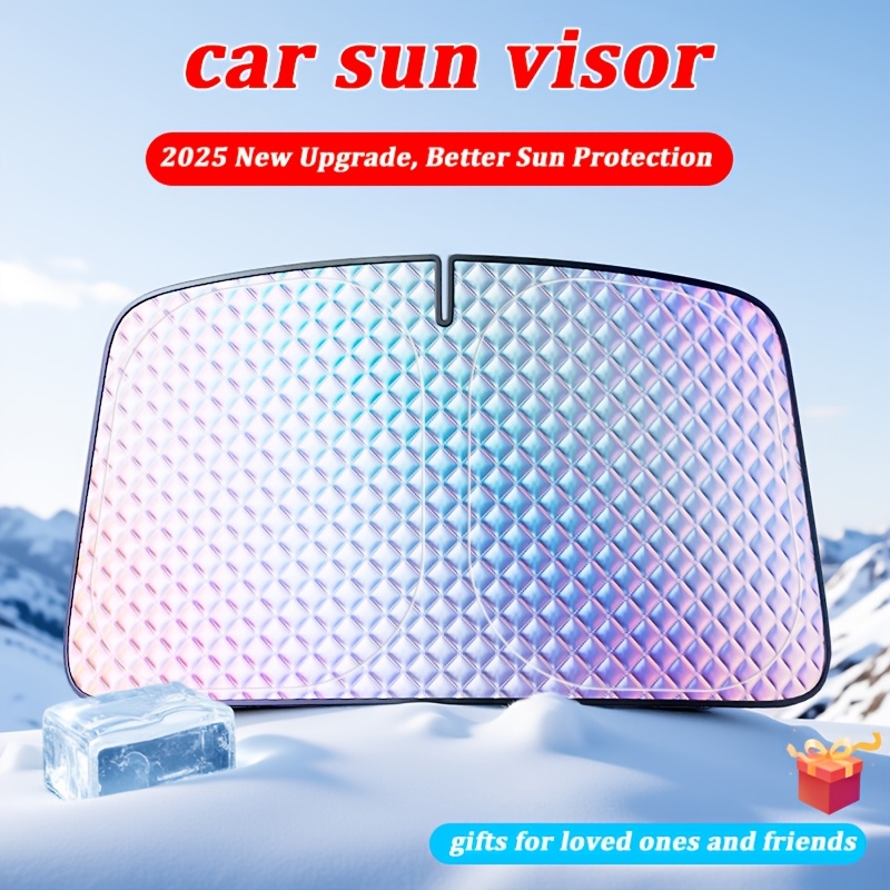 1pc Car-Specific Windshield Sunshade, Effective Sun Protection, Portable Foldable Front Window Heat Insulation Cover, Suitable for Most Vehicles, Easy to Store with Thermal Insulation Effect
