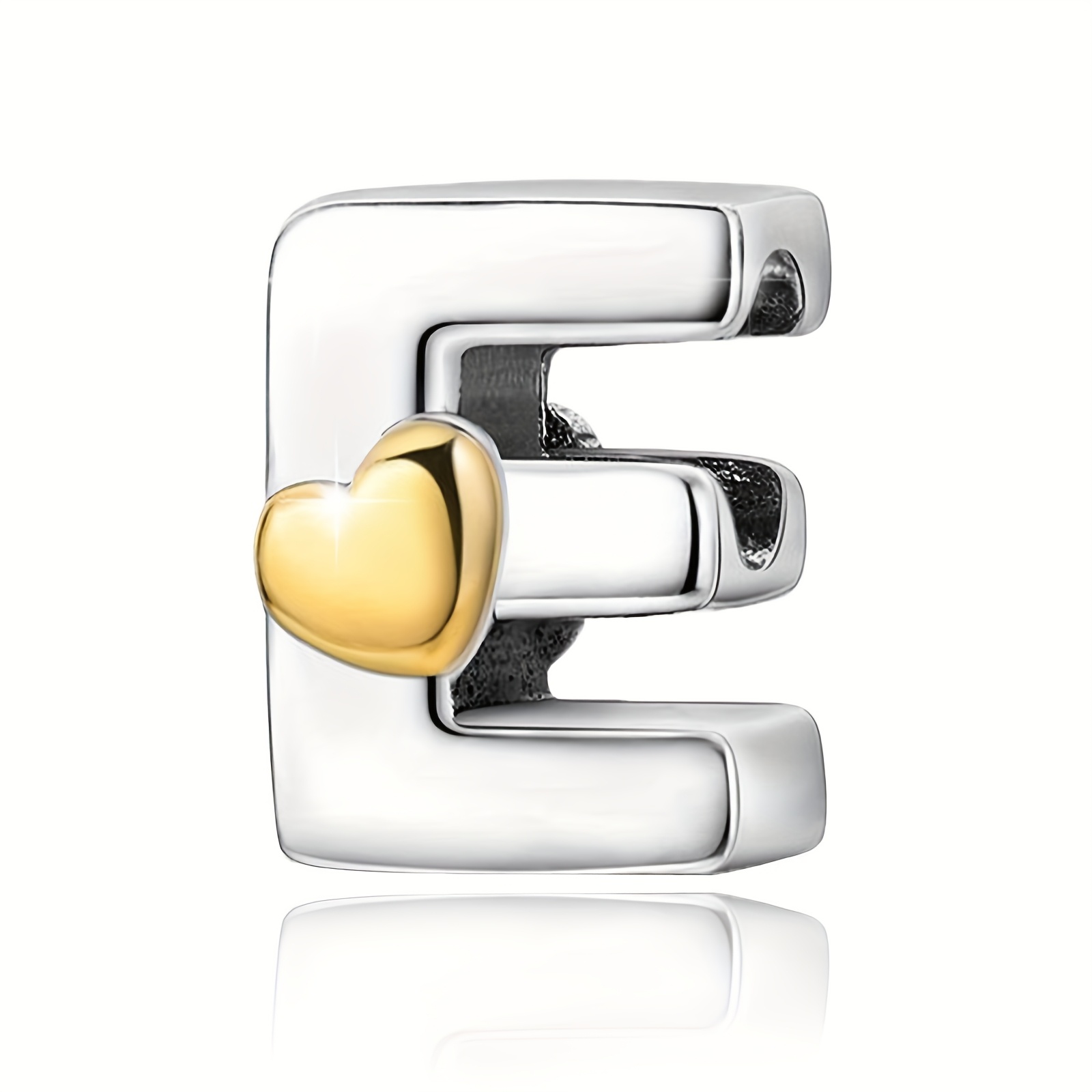 Sweet Face S925 Silvery-plated Series 26 Love Letters A-z Beaded, Stylish Charm Design Suitable For Jewelry Trinkets Production, Birthday Festival As A Gift To 1