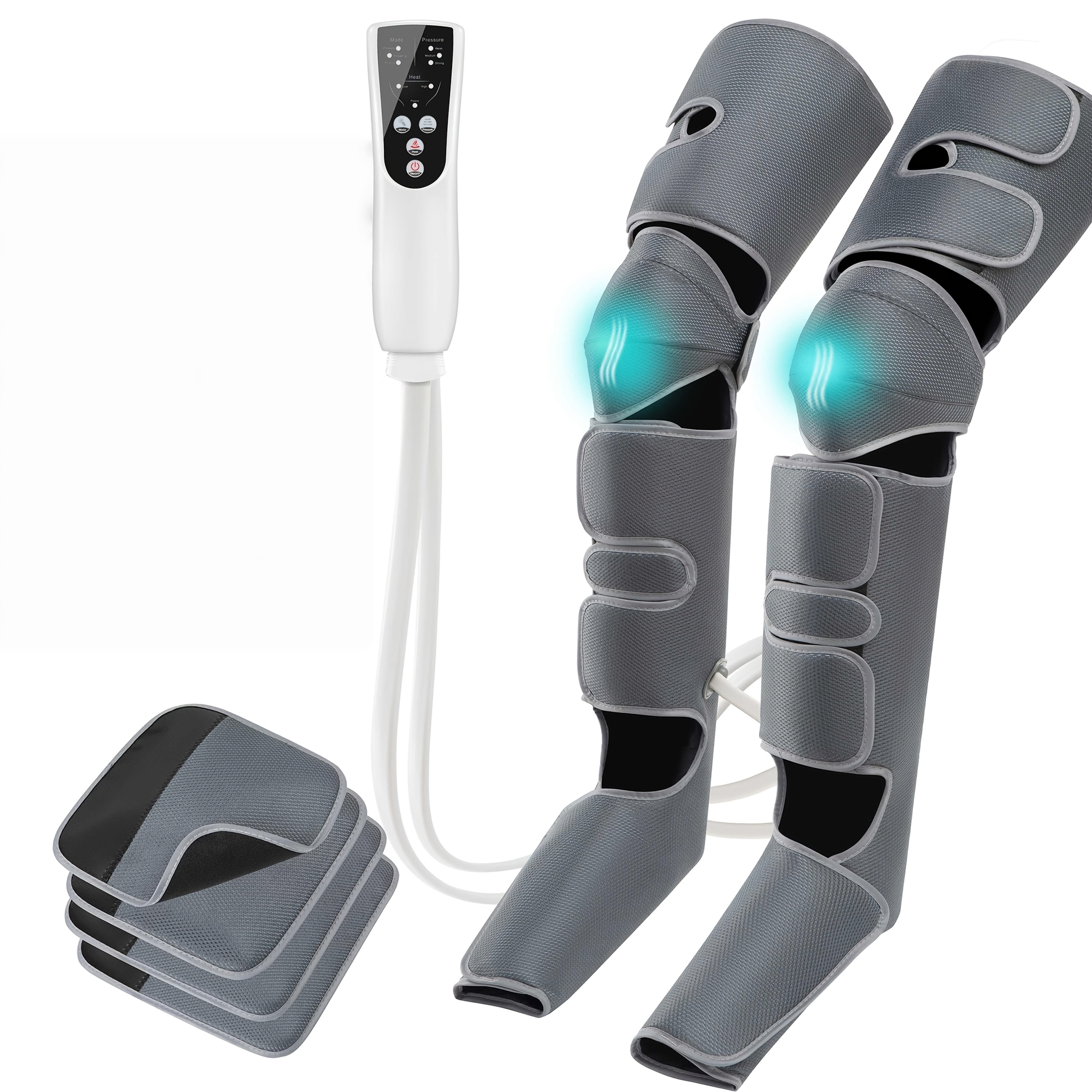 Eu Plugs 2pcs Compression Massager With 4pcs Extender, Personal Care Massagers With Heat For Salon, Spa. Birthday Christmas Gift For Women Men Lover
