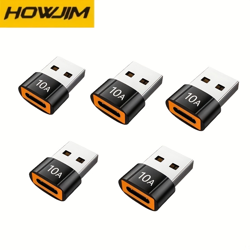 2pcs/3pcs/4pcs/5pcs 10a Usb A To Usb C Otg Adapter Type C To Usb Converter Usb 3.0 Adapter For Xiaomi 14 Usb To Type C Otg Connector
