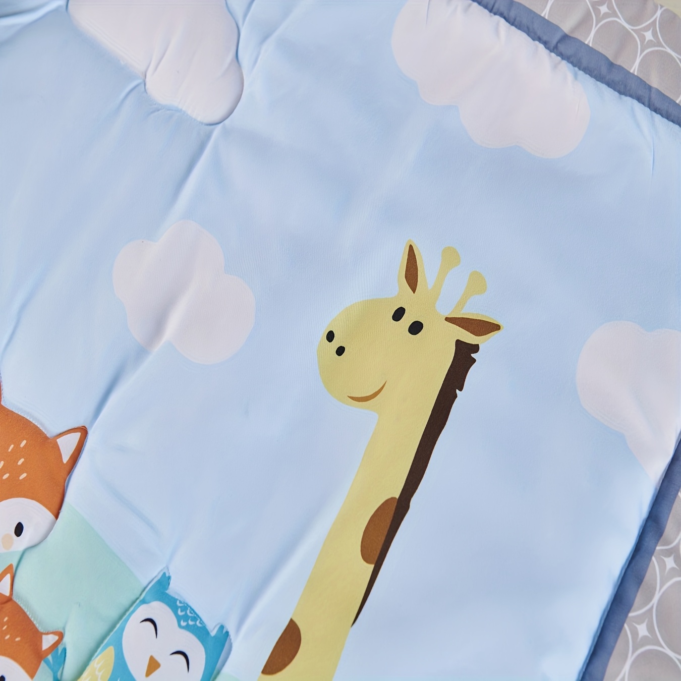 Set of Four Polyester Sheets Featuring 'In The Same Boat' Design