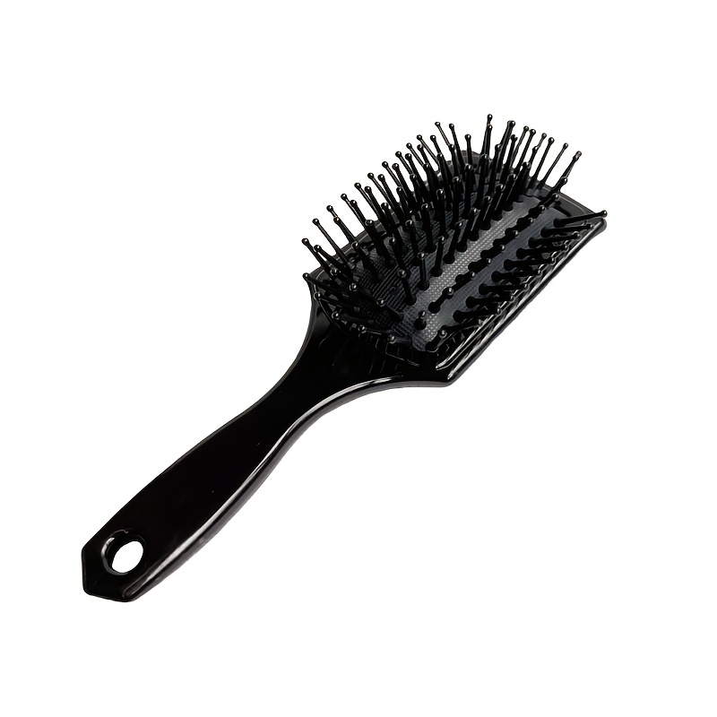 TEMU 1pc Air Cushion Massage Hair Comb For Normal Hair - Detangling & Volumizing Styling Comb With Abs Plastic Bristles, Ergonomic Handle For Fluffy