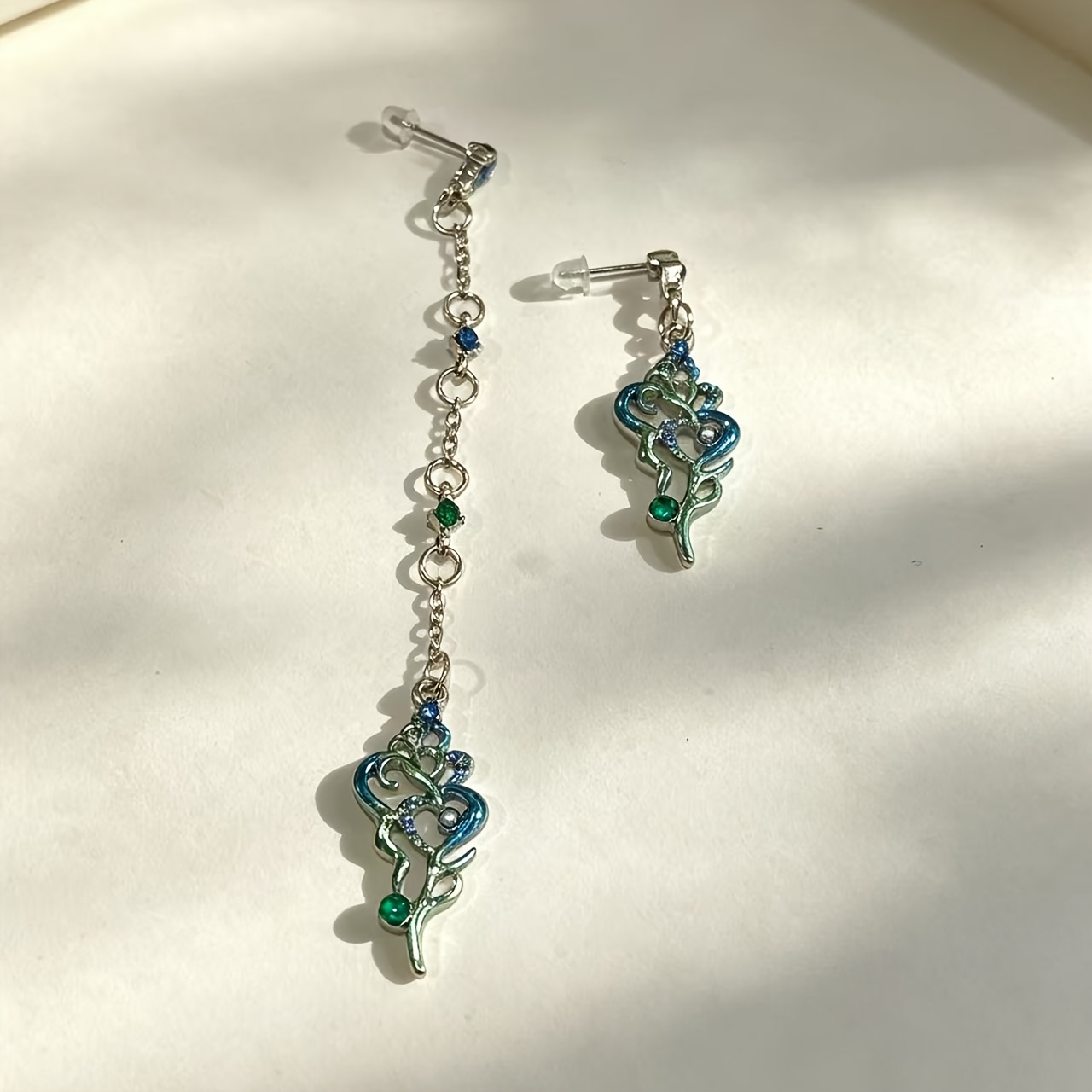 TEMU A Pair Of Summer Beach - Conch Song Series Mint Ethereal Shell Earrings D53