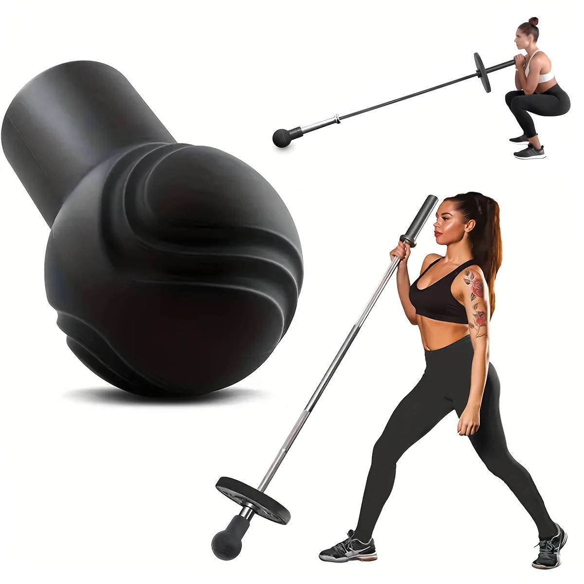 TEMU Attachment For Barbell, T Bar Row Attachment Fits 2 Inch Bars, Barbell Attachment For Press, Row, Spin, Split Squats