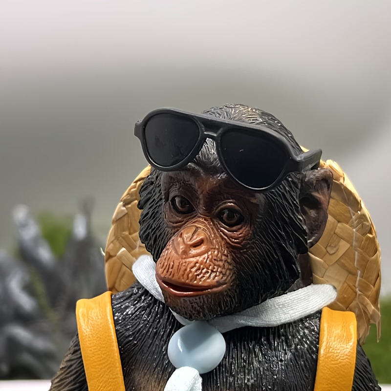 Baker Ross FX559 Bastelset – Schimpanse, Gorilla & Orang-Utan Aus Schaumstoff, 6er-Pack Mit Perlen