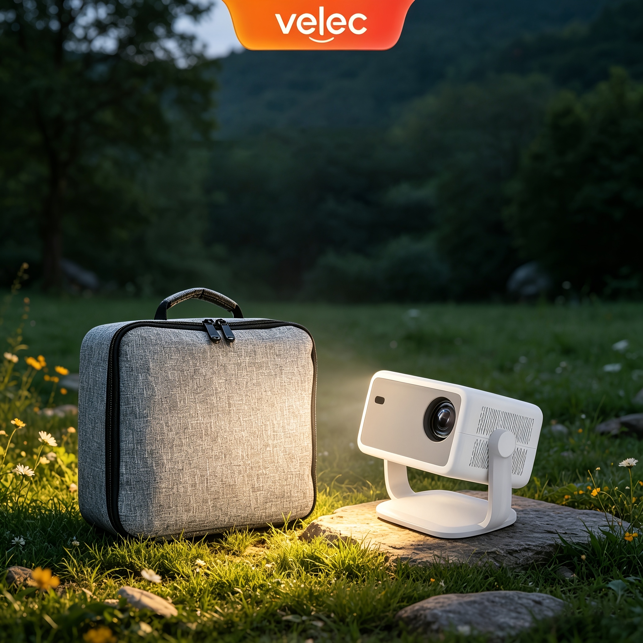 TEMU Tp350 Ntv Projector Carrying Case, Durable Shockproof Carrying Case, Outdoor Travel Protective Case, Built-in Storage Pocket, Providing