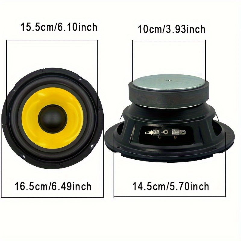inch subwoofer 100w ohm 96db magnetic steel Temu Poland