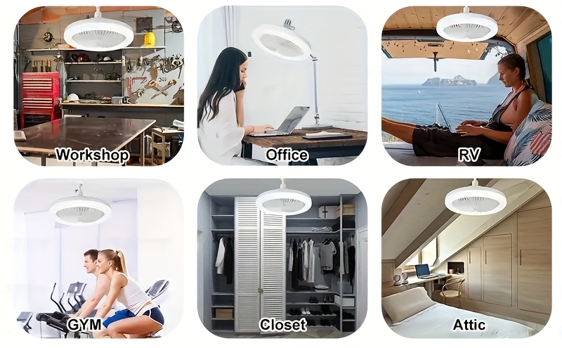 modern white led ceiling fan light with remote control 50w adjustable fan 3 color temperatures 3000k 6500k dimmable timer function e26 base for bedroom kitchen closet and more kitchen minimalist light fixture integrated light fan details 0