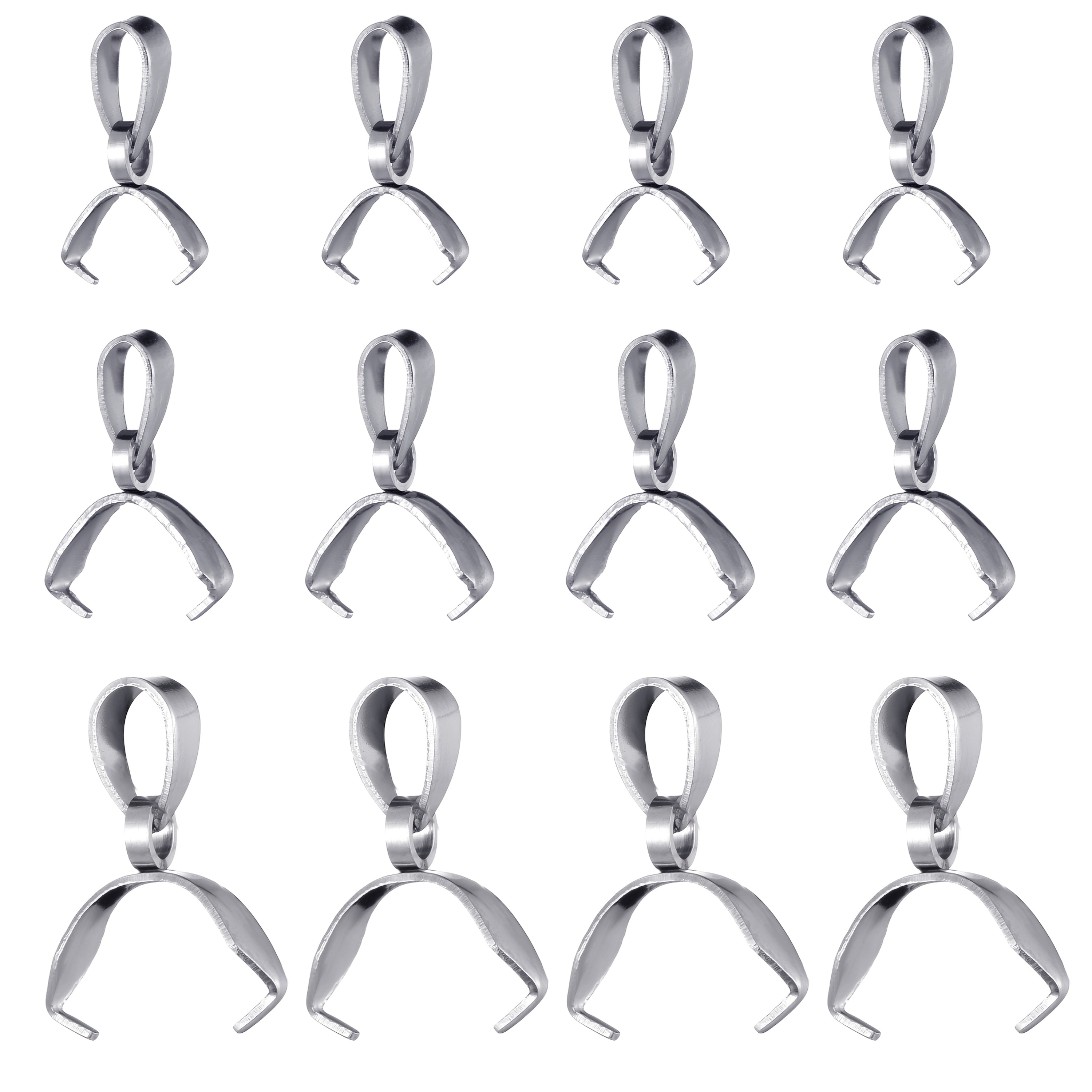 

30pcs Stainless Clasp Pendants, Mature Style Snap Rivet Connectors For Making Accessories