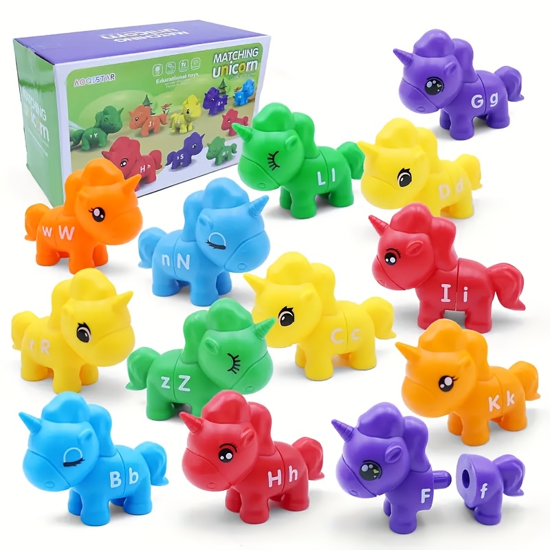 matching letters fine motor toy double sided abc alphabet   with   lowercase preschool   toys gifts for toddlers 13pcs