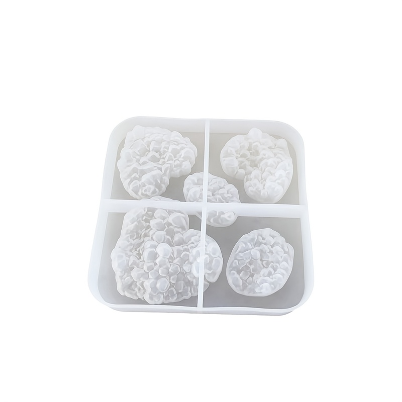 Image of 1pc Heart Resin Mold Geode Epoxy Resin Silicone Moulds Jewelry Making Kits For Necklace Pendant