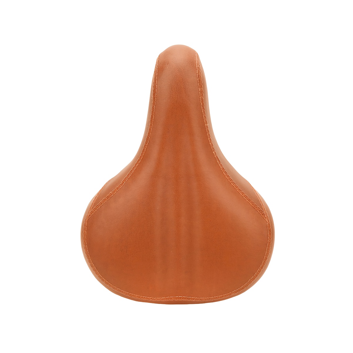 Selle Vélo Marron Selle De Vélo Universelle Confort Cuir PU - Grand Coussin Marron Avec Amortisseur Coussin Cyclisme Amorti