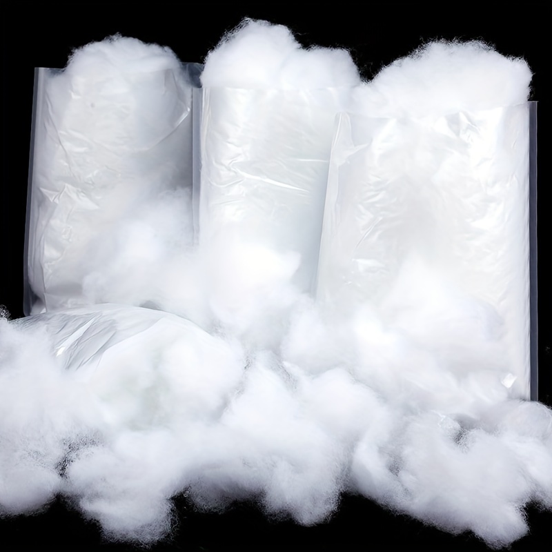 E-shop 2/3-teiliges Set Weihnachts-Dekoration mit künstlichem Schnee | Künstliche flauschige Schneefaser, künstliche Winter-Schneebeflockung,