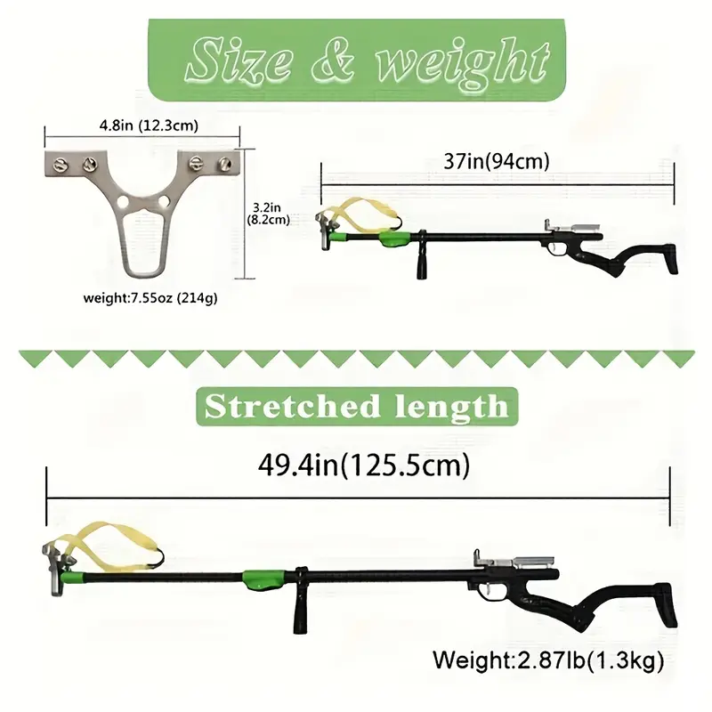 触发器弹弓 强力狩猎弹射器 精确发射器 不锈钢狩猎配件 商品详情 1