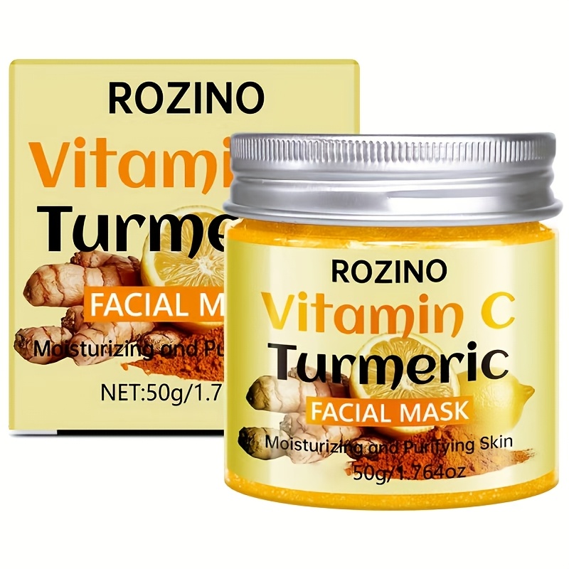 Image of Turmeric Vitamin And Night Mask, Refreshing Skin, Moisturizing And Hydrating, Fully Hydrating Skin. This Jelly-like Mask Is Rich In Turmeric Vitamin C, Jojoba Camellia Oil, Lavender Biotin, Hydrating