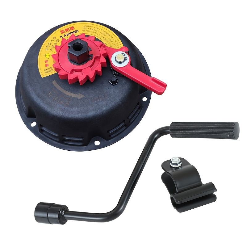 Hand Crank Starter - Pull Starter Assembly For , Coleman Ct200u, Coleman B200r 200cc Mini Motorcycle & Kt196 Kart For 6.5hp 196 Hissen Engine, Black