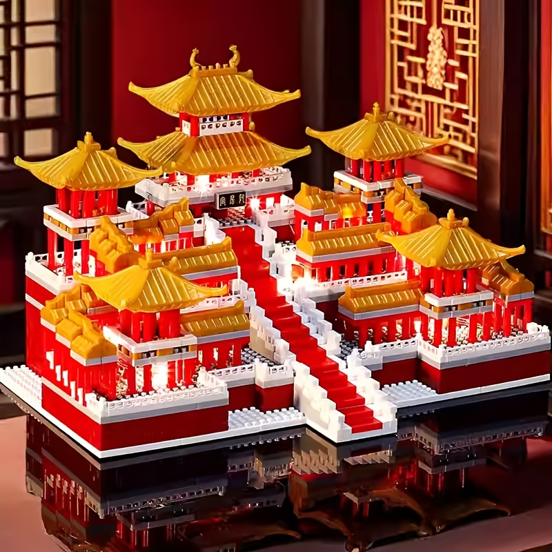 3630pcs     building building block set chinese style model abs material toy collection gift box suitable for christmas and thanksgiving assembly living room decoration 0
