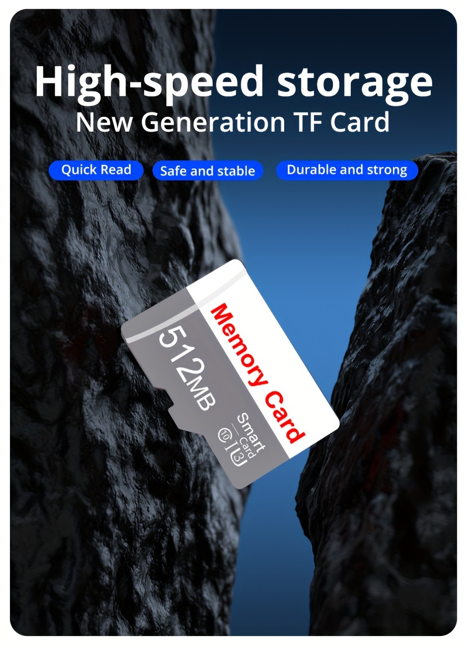 1pc Memory Card 1GB 512MB 256MB 128MB 64MB, Small Capacity Flash TF Card, Memory TF Card for Tablet/Camera/Mobile Phone/Laptop/PC/Car Audio/Game Console/Audio -Store Your Files Securely!