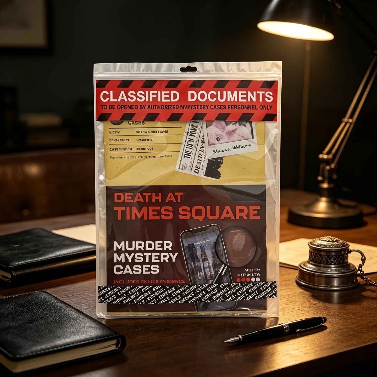 Murder Case Game for Adults, Immersive Detective Experience