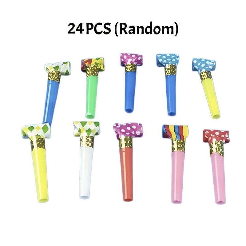 TEMU Set regalo da 24 pezzi per feste, che , rotoli soffiabili con divertenti motivi colorati, facile da , per feste di compleanno ed festivi (gli