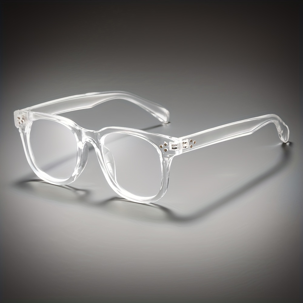 Image of 1 Pair Classic Retro Non-prescription Glasses - Tortoiseshell Frame (brown/black), Blue Light Blocking & Anti-eye, Non-prescription Eyewear For Computer, Smartphone, Tv - Unisex For &, Full-rim