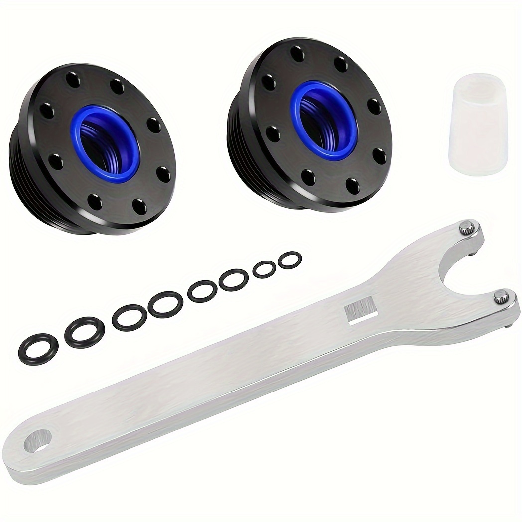 

Hc5345 Seal Kit Replacement - Front Mount Hydraulic Steering Cylinder With Pin Wrench & O-rings, Compatible With Multiple Models