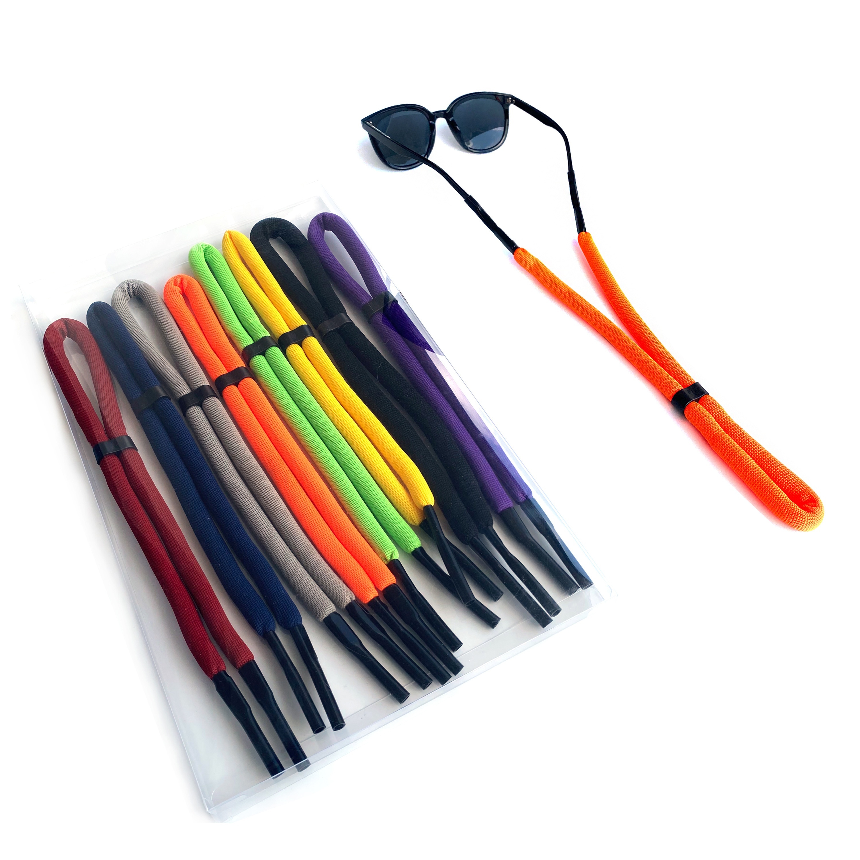 

8 Pcs Floating Sunglass Strap Pack Glasses Float Safety Outdoor Eyeglass Rope For Surfing Sailboat Swimming