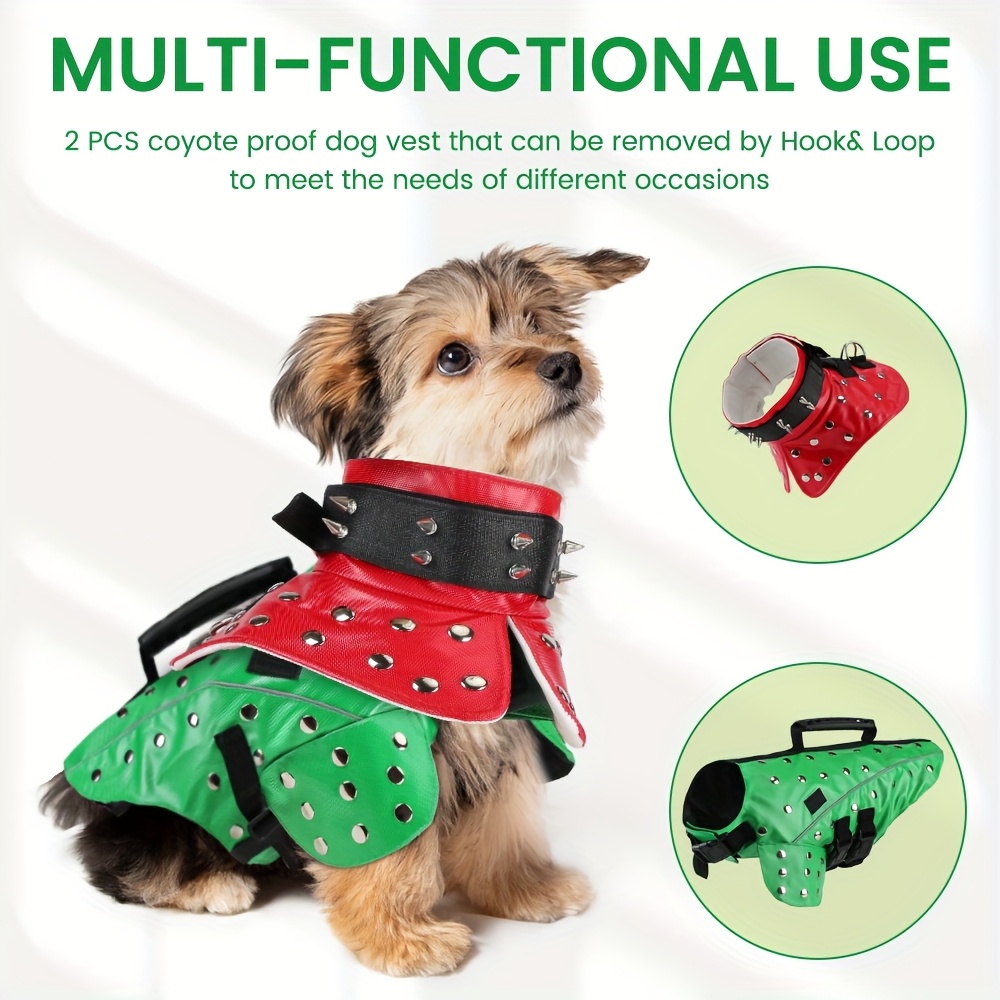 Anti Coyote Vest Hawk Deterrent For Small Dogs Predator Dog Spike