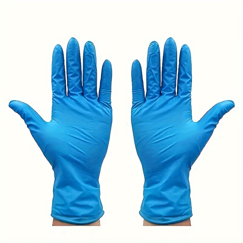 

100pcs -size Disposable Gloves - & -free, Nitrile For Cooking, Cleaning, And Handling