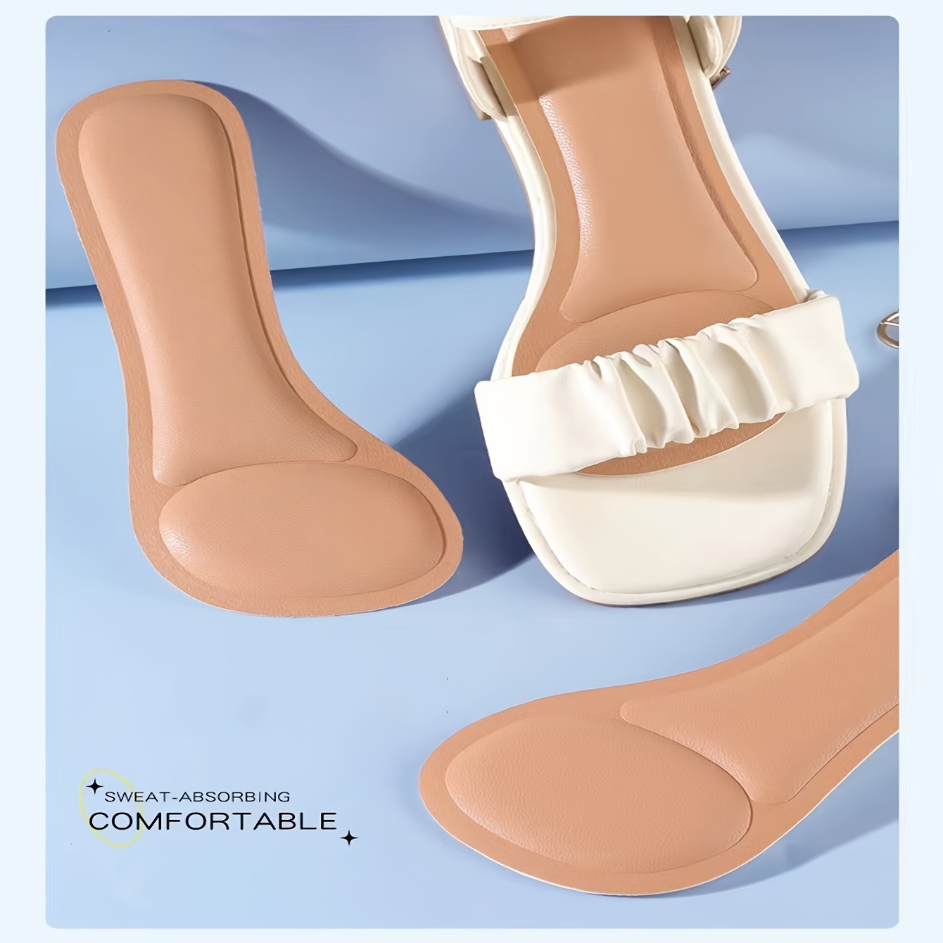 sandals pads self anti slip sweat absorbent anti Temu Portugal