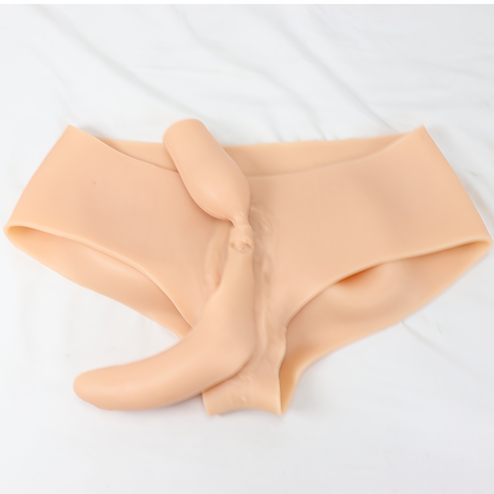Cross dressing Supplies Simulated Silicone Briefs Insertable - Temu