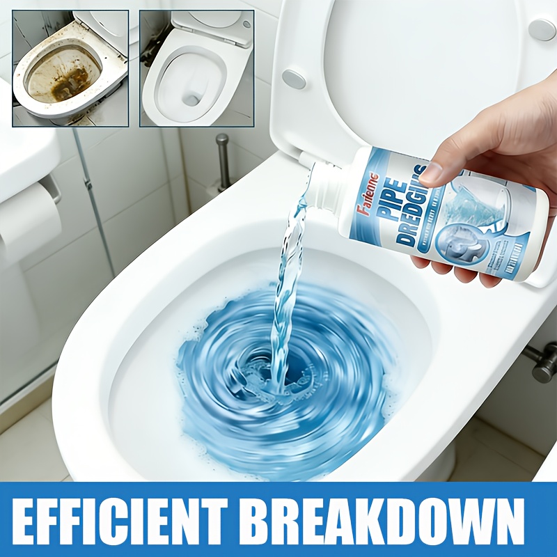 FARIENNE Advanced Pipe Unclogging Kit - Quick-acting Drainage Liquid, Specially Formulated to Prevent Blockages, Capable of Dissolving Hair and Oil Residues, an Easy-to-use Clog Remover, Suitable for Toilets, Sinks, Bathtubs and Floor Drains